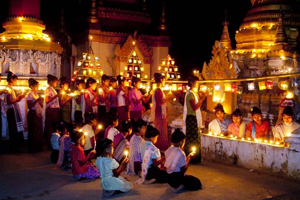 Thadingyut Festival in Myanmar