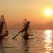 Sunset over Inle Lake