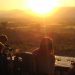 Tasting win and see the breathtaking sunset in Red Mountain Vineyard