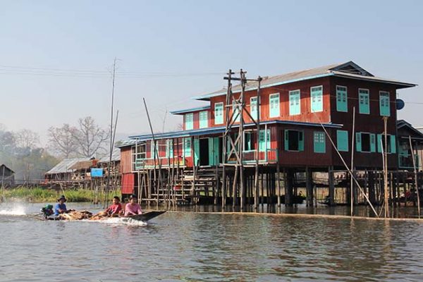 Boat trip in Inle Lake Myanmar