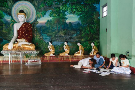 The Buddhism of Myanmar is Theravada Buddhism.