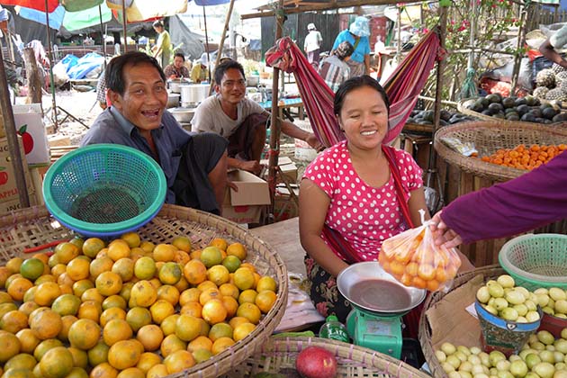 Burmese people always appear with positive feelings of sympathy and loving- kindness