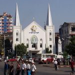 Emmanuel Church - A British colonial building in Myanmar.