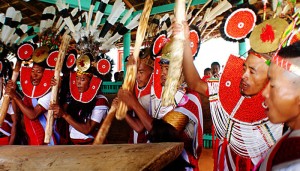  Festival of the Naga people in Myanmar