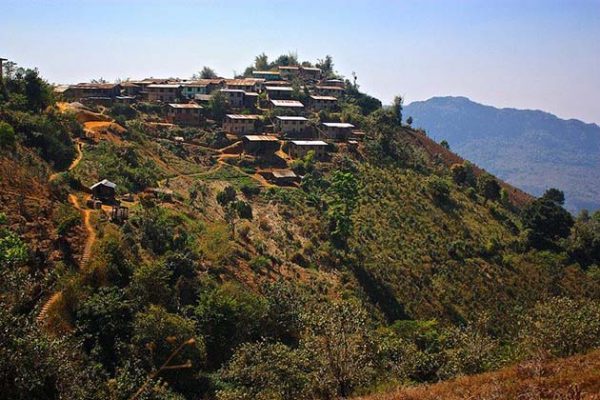 Kalaw hill tribe village in Myanmar