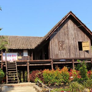 Kayin Traditional House in National Races Village