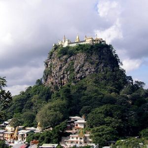 Mount-Popa-home to the Nat of Myanmar