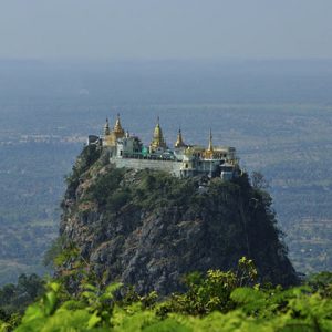 Mt Popa - the scenic volcano in bagan