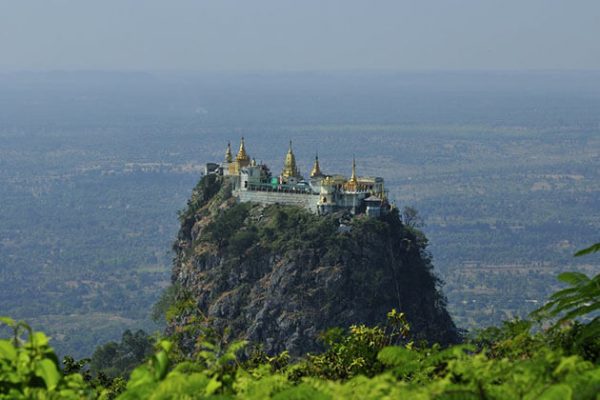 Mt Popa - the scenic volcano in bagan