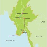 Myanmar Through The Lens – 12 Days map