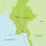 Mysterious Myanmar in Your Eyes – 7 Days map