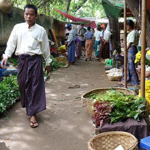 Nyaung U Market in Bagan