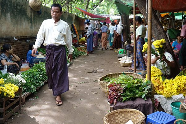 Nyaung U Market in Bagan