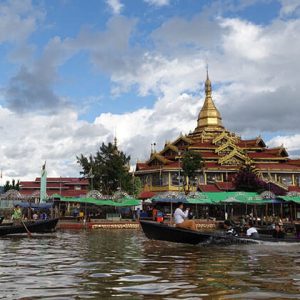 Phaung Daw Oo Pagoda-the highest revered pagoda in Inle Lake