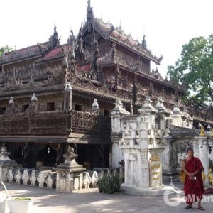 Shwenadaw Monastery in Mandalay