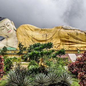 Shwethalyaung Buddha Bago Myanmar