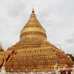 The golden spire of Shwezigon Pagoda