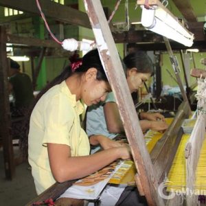 Silk Workshop near Mandalay