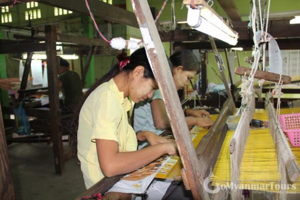 Silk Workshop near Mandalay