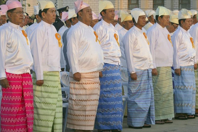 Myanmar Traditional Fashion Dress