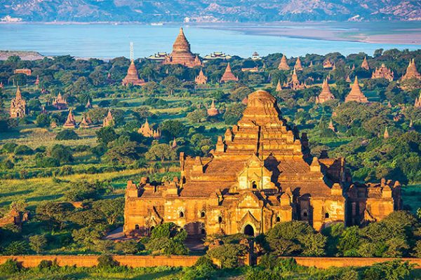 bagan temples panoramic view