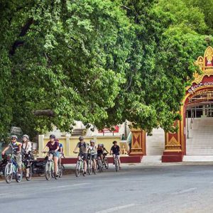 cycling to the countryside of Mandalay