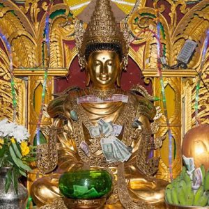 inside the monastery on the top of mount popa