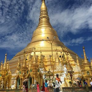 shwedagon pagoda - one of the holiest buddhist pagodas in myanmar