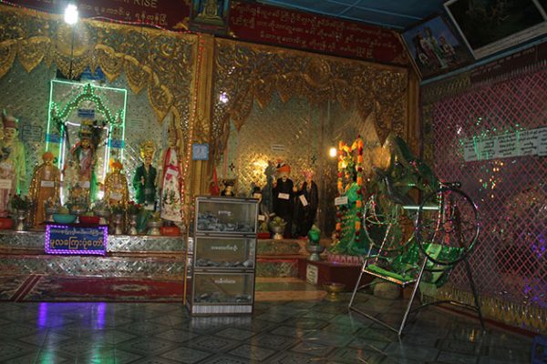 visit the temple on the top of Mt Popa