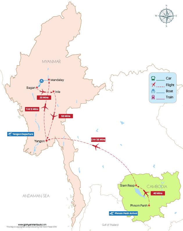 The Best of Cambodia & Myanmar - 14 days