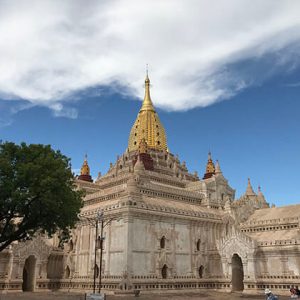 the beautiful Ananda temple in Bagan