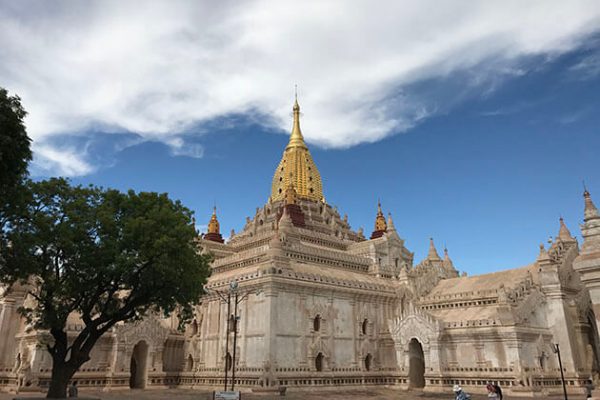 the beautiful Ananda temple in Bagan