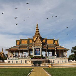 the royal palace in Phnompenh
