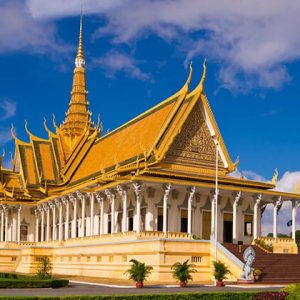the royal palace of Phnom Penh