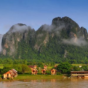 vang vieng scenery