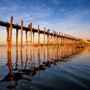 U bein bridge in mandalay