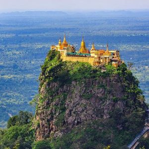 panorama view of mt popa