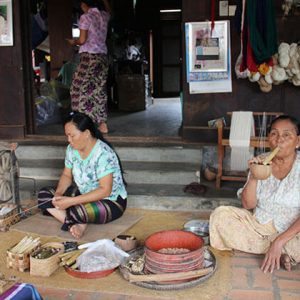 visit a local family in the village of Bagan