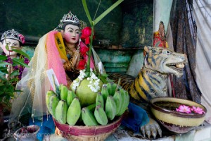 Nat worshipping in Myanmar