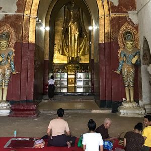 local pilgrims in Ananda pagoda - Go Myanmar tours