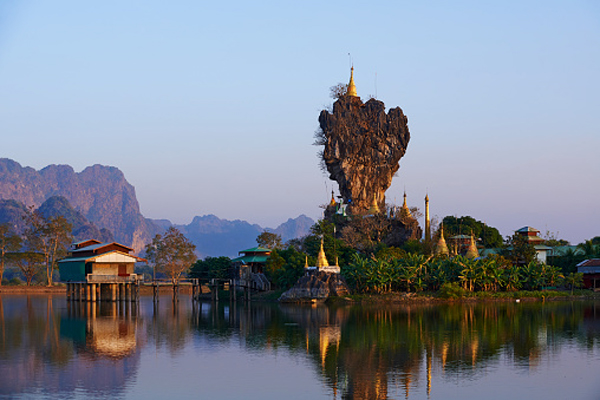 Kyauk Kalap Monastery - Myanmar Tours