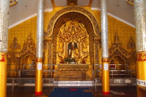Buddha image Inside Yadanar Man Aung Pagoda