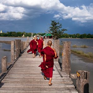 U bein bridge is the most ancient temple in the world