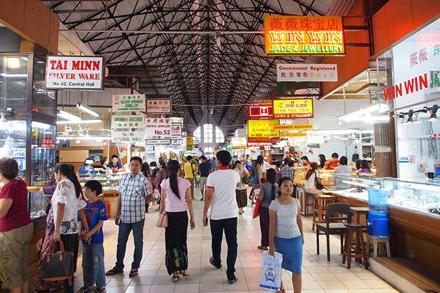 bogyoke angsan market - must see spot in myanmar tour packages