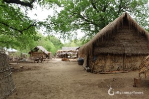 Village on the Route from Bagan to Mount Popa