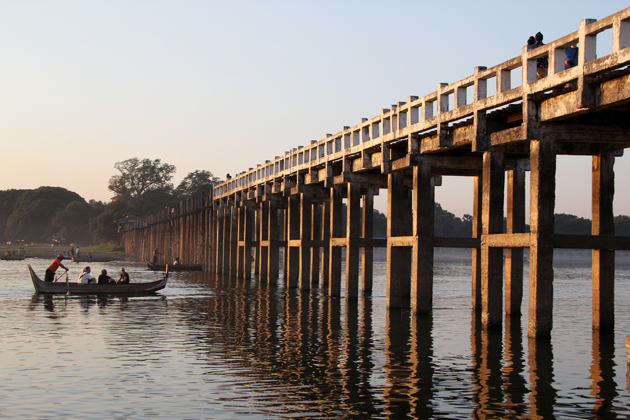 U Bein Bridge, Mandalay