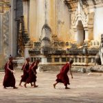 Bagan 2 day itinerary - Visit Little monks in Ananda Pagoda