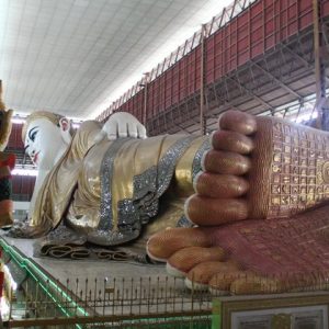 Reclining Buddha in Chauk Htat Gyi Pagoda