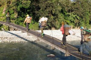 Trekking through Putao