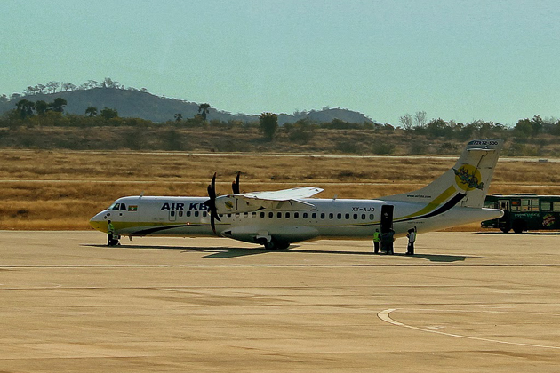 Air KBZ ATR72 at Mandalay Airport